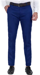 Sucheh Gwalior Regular Fit Men Blue Trousers