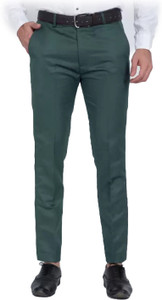 Sucheh Gwalior Regular Fit Men Green Trousers