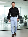 Sucheh Gwalior Regular Fit Men Light Blue