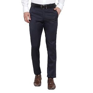 SUCHEH Mens Reguler Fit Polycotton Trouser Pants