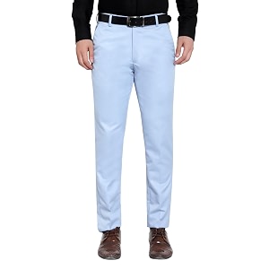 SUCHEH Mens Reguler Fit Polycotton Trouser Pants