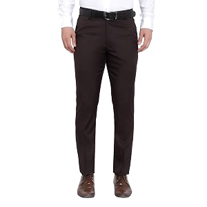 SUCHEH Mens Reguler Fit Polycotton Trouser Pants