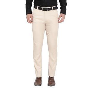 SUCHEH Mens Reguler Fit Polycotton Trouser Pants
