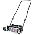 Suchtale 18-Inch Push Spike Aerator, Heavy Duty Rolling Lawn Aerator, Rotary Spike Lawn Aerator, Manual Aeration Equipment with Steel Handle, Suitable for Lawns, Garden, and Yard Grass Aeration