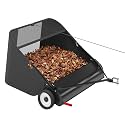 Suchtale 42 Inch Tow Behind Lawn Sweeper with 20 Cu Ft Hopper