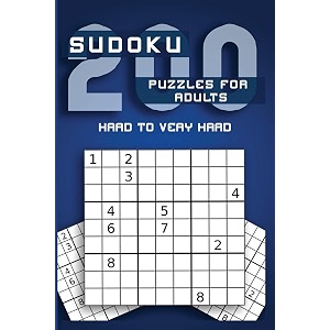 Sudoku 200 Puzzles for Adults Hard to