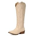 Suede Cowboy Boots for Women Knee High Western Cowgirl Boots