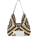 Suede Hobo Purse for Women Trendy Slouchy Shoulder Bag 2Pcs Set