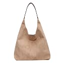 Suede Hobo Purse for Women Trendy Slouchy Shoulder Bag 2Pcs Set