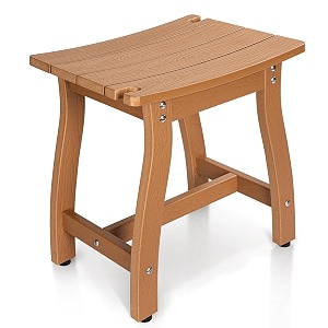 sueh design shower bench hips shower chair waterproof shower stool for inside shower spa shower seat for adults elderly indoor outdoor teak