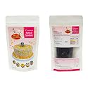 Sugar Alchemy® Fondant or Sugar Paste: 150g Black (Gold, 9 Colors, 4 Flavors &amp; Sparkle Range, ₹140-550)