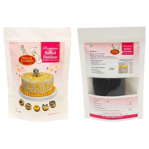 sugar alchemy fondant or sugar paste 300g black gold 9 colors 4 flavors amp sparkle range 140-550