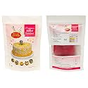 Sugar Alchemy® Fondant or Sugar Paste: 300g Red (Gold, 9 Colors, 4 Flavors &amp; Sparkle Range, ₹140-550)