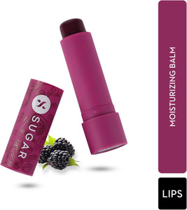 sugar cosmetics tipsy lip balm - long lasting moisturization with shea butter and spf protection 07 bramble