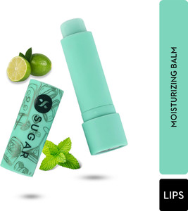 sugar cosmetics tipsy lip balm - long lasting moisturization with shea butter and spf protection 01 mojito