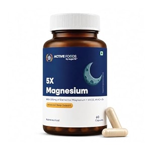 sugarfit 5x magnesium glycinate supplements 330mg elemental magnesium supplement with vegan vitamin d3 600 iu k2 mk-7 amp zinc for sleep muscle bone health amp immunity no oxide 60 veg capsules