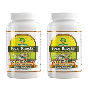 herbal supplement for blood sugar management  helps to regulate blood sugar 90 capsules  pack of 2