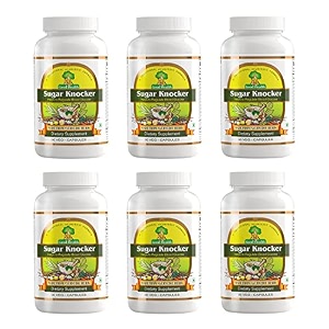 plant-based ancient ayurvedic formula for blood sugar support  dietary supplement for daily blood sugar support  90 veg capsules - pack of 6