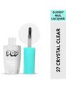 SUGAR POP Nail Lacquer 27 Crystal Clear | High Shine | Chip Resistant | Quick Drying 27 Crystal Clear