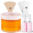Sugar Wax Kit Suagring Kit: 300g/10.6oz Organic Sugaring Paste for Body Hair Removal - Includes Wax Strips &amp; Sticks, Pre and Post Care Oils