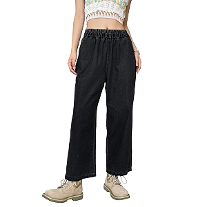 Sugathari Girls Womens Denim Cotton Elastic