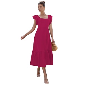 Sugathari Girls Womens Solid Color Square