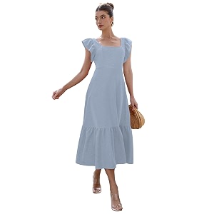 Sugathari Girls Womens Solid Color Square