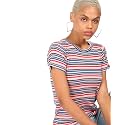 SUGR Basics Women39s Striped Regular Fit T-Shirt