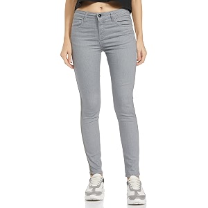 Sugr by Unlimited Womens Skinny Fit Cotton