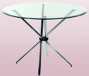 suhana group Round Glass Coffee Table Glass