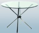 suhana group Round Glass Coffee Table Glass