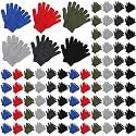 Suhine 150 Pair Winter Gloves Bulk for Homeless People