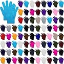 Suhine 150 Pair Winter Gloves Bulk for Homeless People