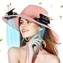 Suhine Solar Fan Sun Hat with 2 Fans Women Outdoor