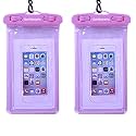 SUI GENERIS Polyvinyl Chloride New Universal Waterproof Mobile Pouch Cover For Apple iPhone 15 14 13 12 11 Pro Max Pro Plus Xs Max Xr X 8 7 6S Oneplus,Samsung,Xiaomi,Vivo&Htc All Phone Case 7In(Pink)