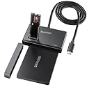 SUIDEK M.2 NVMe &amp; SATA to USB C Adapter, 10Gbps External SSD Enclosure