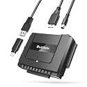 SUIDEK USB 3.0 to IDE&amp;SATA Adapter, USB A/C, Hot-Swap, Plug &amp; Play