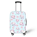 Suitcase Covers for Luggage,Luggages Covers for Suitcase,Luggages Cover Protector,Travel Luggage Suitcases Protective Cover Axolotl Flower