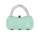 Aexit Suitcase Luggage Padlocks & Hasps Eiffel Tower Print 3 Digits Resettable Combination Code Combination Padlocks Lock Padlock
