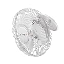 Sujata Cabin Fan | 2 Year Warranty | 280 mm, 2300 RPM Motor | 100% Copper Winding Motor | High Speed Cabin Fan, Compact Multi Purpose Fan for Wall Mounted and Ceiling Use (SCF2700 HS White)