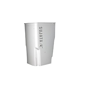 sujata plastic juicer open-top waste box white