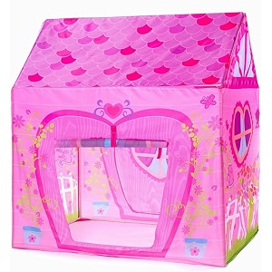 jumbo size extremely light weight kids play theme tent house for 3 -8 year old girlsampboys litalmulticolor