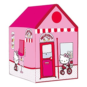 sukan tex jumbo size extremely light weight kids play theme tent house for 3-8 year old girls and boys hello kitty 1multicolor