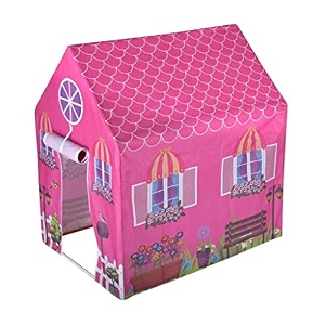 jumbo size extremely light weight kids play theme tent house for 3-8 year old girls and boys doll housemulticolor