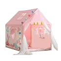 Jumbo Size Extremely Light Weight Kids Play Tent House for 3-8 Year Old Girls and Boys (Pink aquriam1)