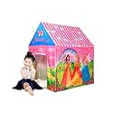 Jumbo Size Extremely Light Weight Kids Play Theme Tent House for 3-8 Year Old Girls and Boys (Princess House)