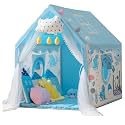 Jumbo Size Extremely Light Weight Kids Play Tent House for 3-5 Year Old Girls and Boys (Blue aquriam)