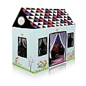Sukan Tex ®Jumbo Size Extremely Light Weight Kids Play Theme Tent House for 3-8 Year Old Girls and Boys (Sky Delux)