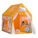 Jumbo Size Extremely Light Weight Kids Play Tent House for 3-8 Year Old Girls and Boys (Orange aquriam)