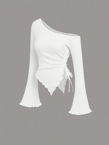 SUKARMI Casual Solid Women White Top